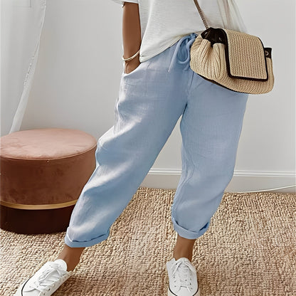 Brigitte - Pantaloni donna con coulisse