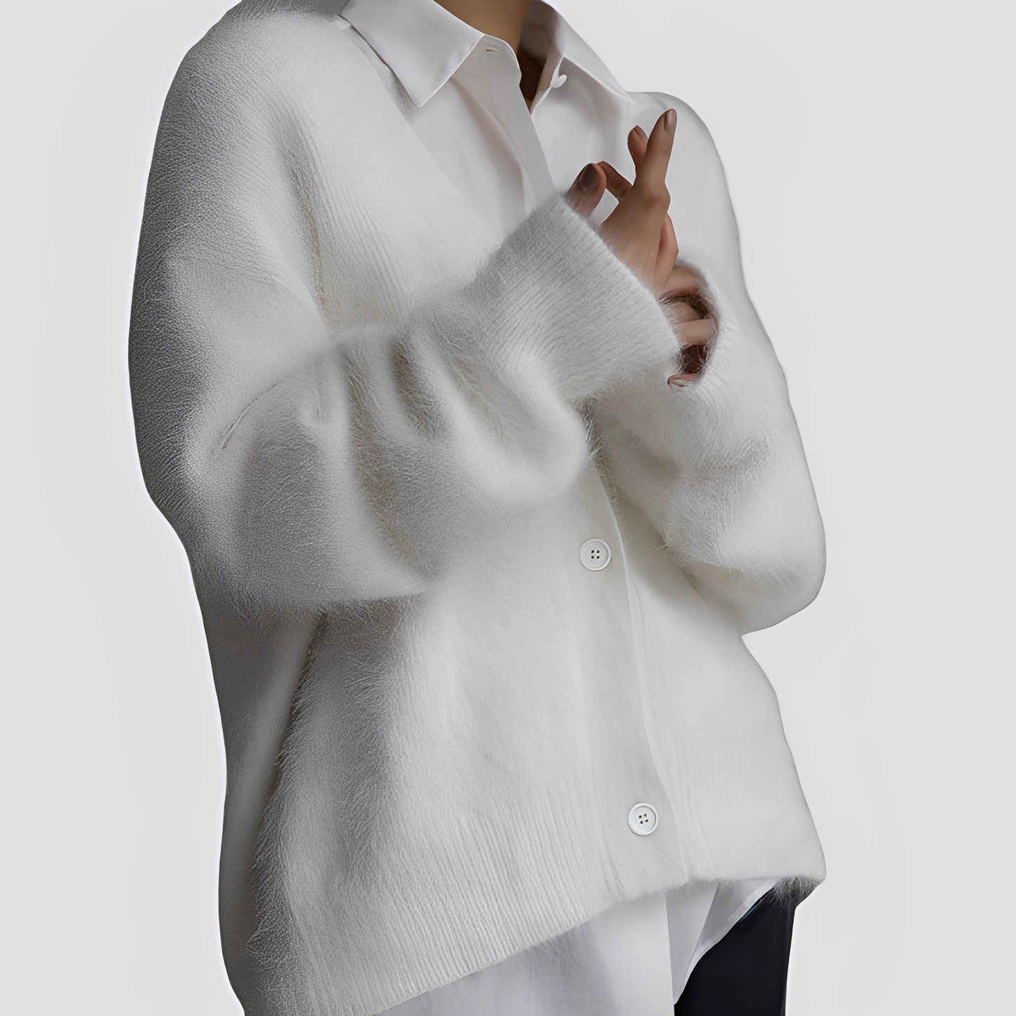 Lavena - Morbido Maglione Largo in Cashmere per Donne