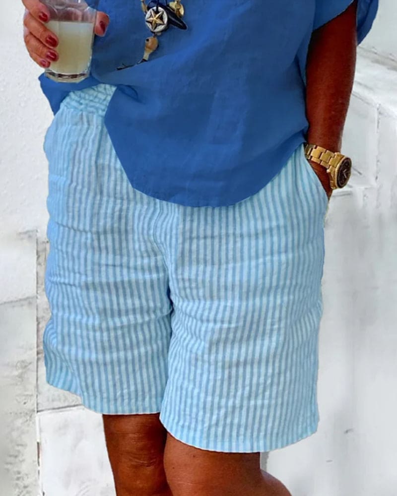 Élise – Shorts a righe