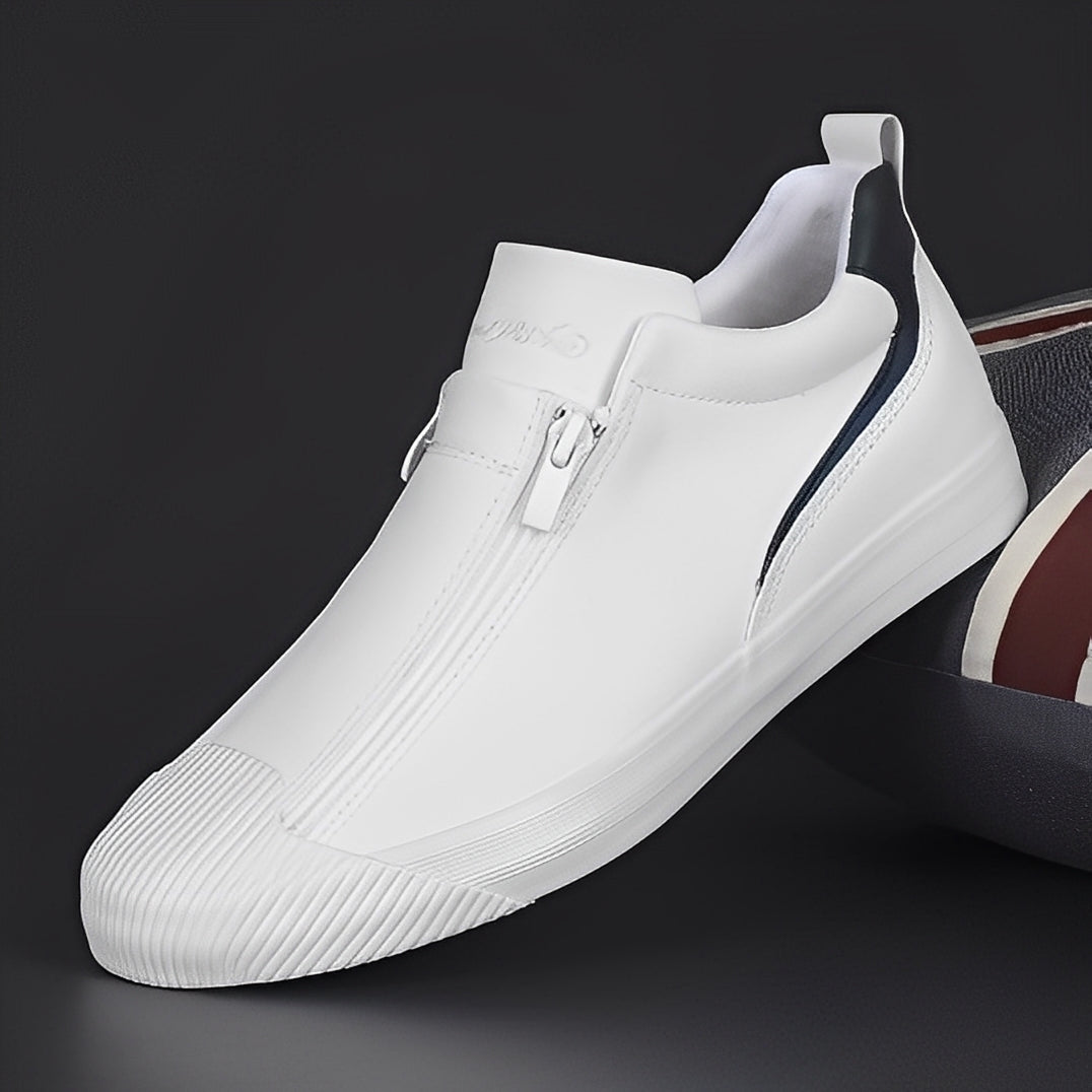 Jerred - Scarpe in Pelle Moderne con Zip per Uomo
