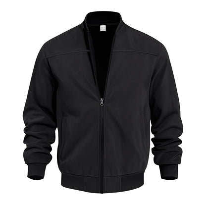 Easton - Classica, giacca in pelle scamosciata elegante per uomini
