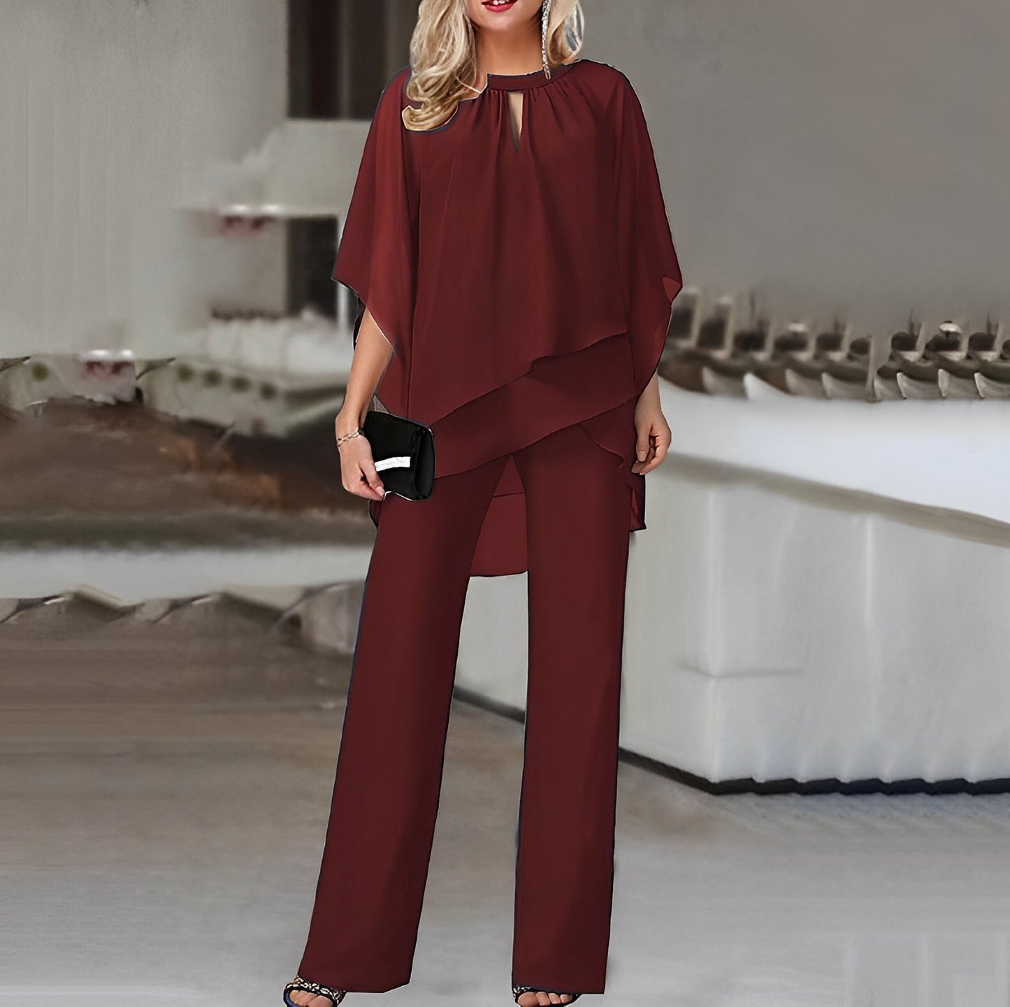 Sherlyn - Chic, spalle scoperte, set soffice per donne