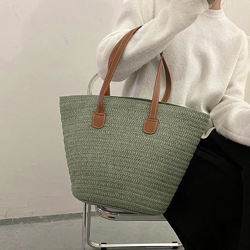 Shelley - Elegante borsa di paglia per donne