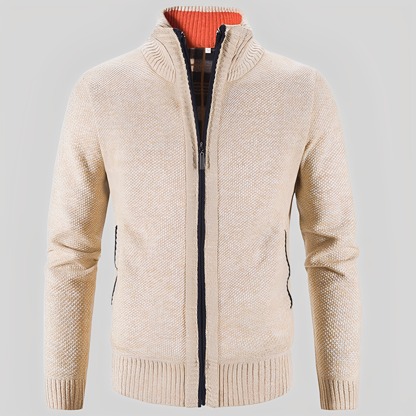 Kelvin - Maglia Facile con Zip per Uomini