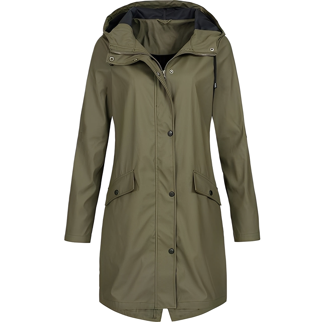 Jessica - Lungo cappotto impermeabile versatile per donne