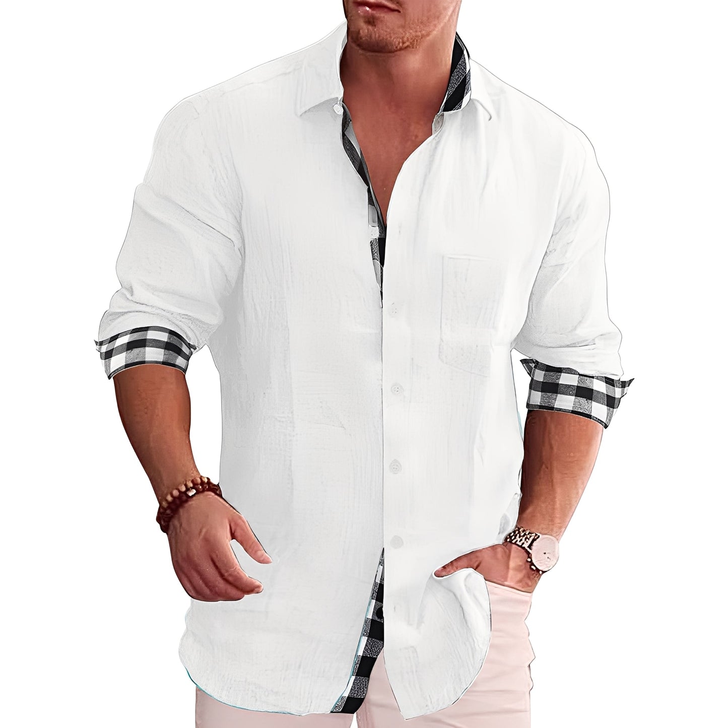 Ronald - Camicia uomo casual a quadri