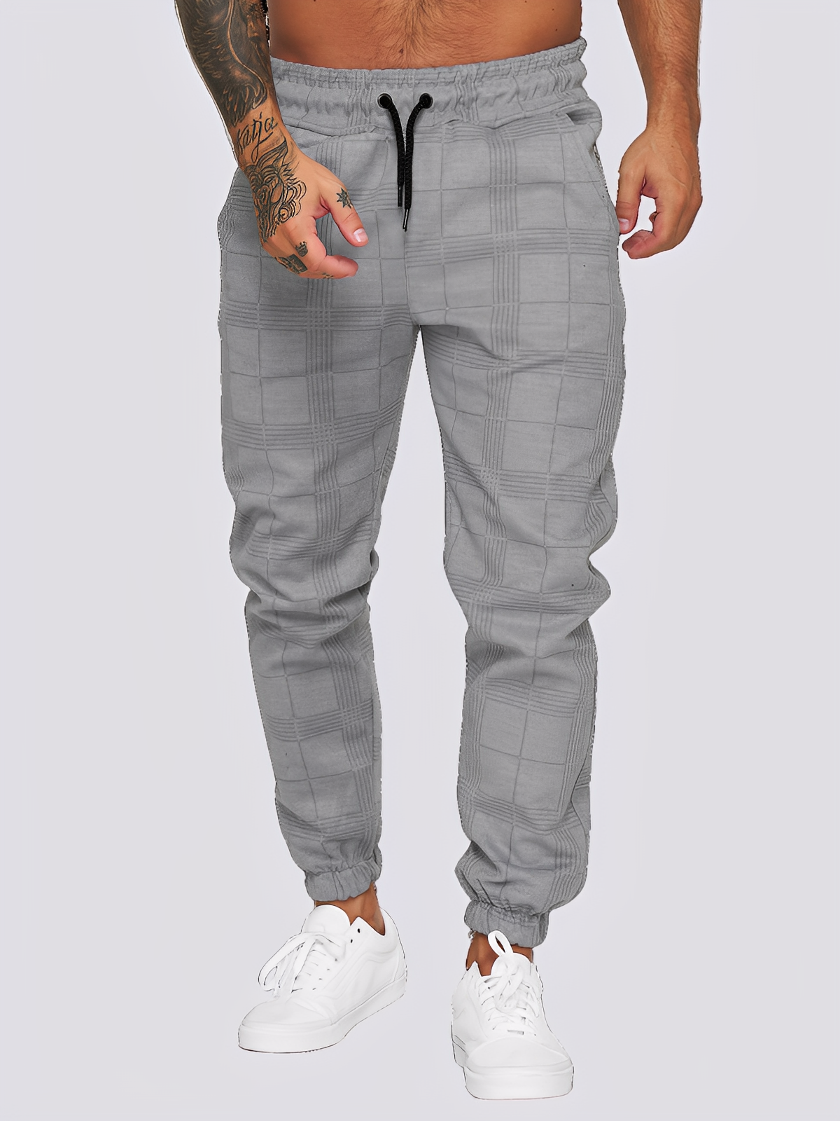 Jaeden - Raffinati pantaloni a quadri per uomo