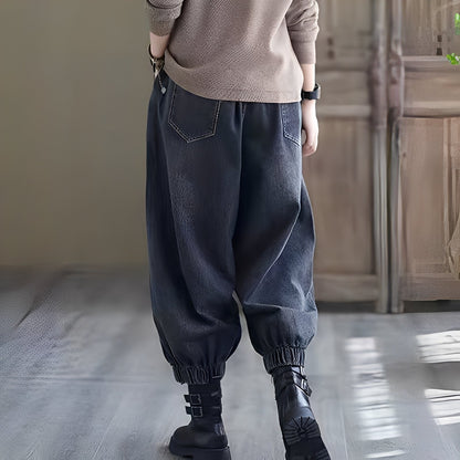 Shyanne - Jeans classici con vita elastica per donne