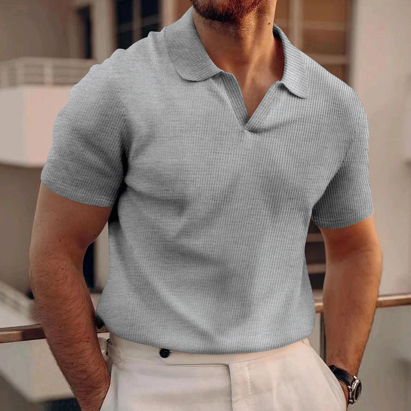 David - Polo Leggera a Nido d'Ape per Uomo