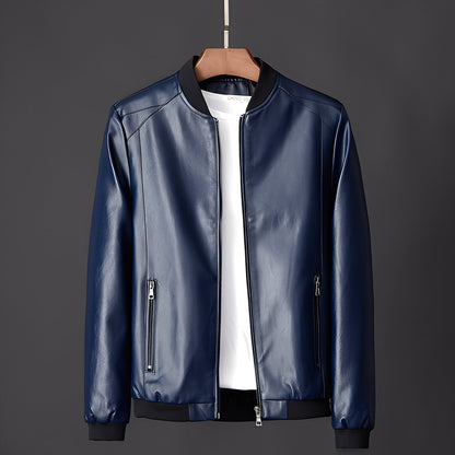 Jeremy - Giacca biker elegante in pelle per uomini