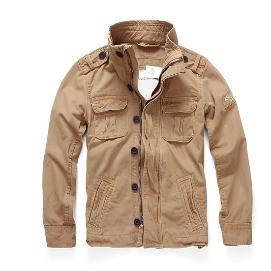 Trenton - Giacca di jeans classica con tasche per uomo