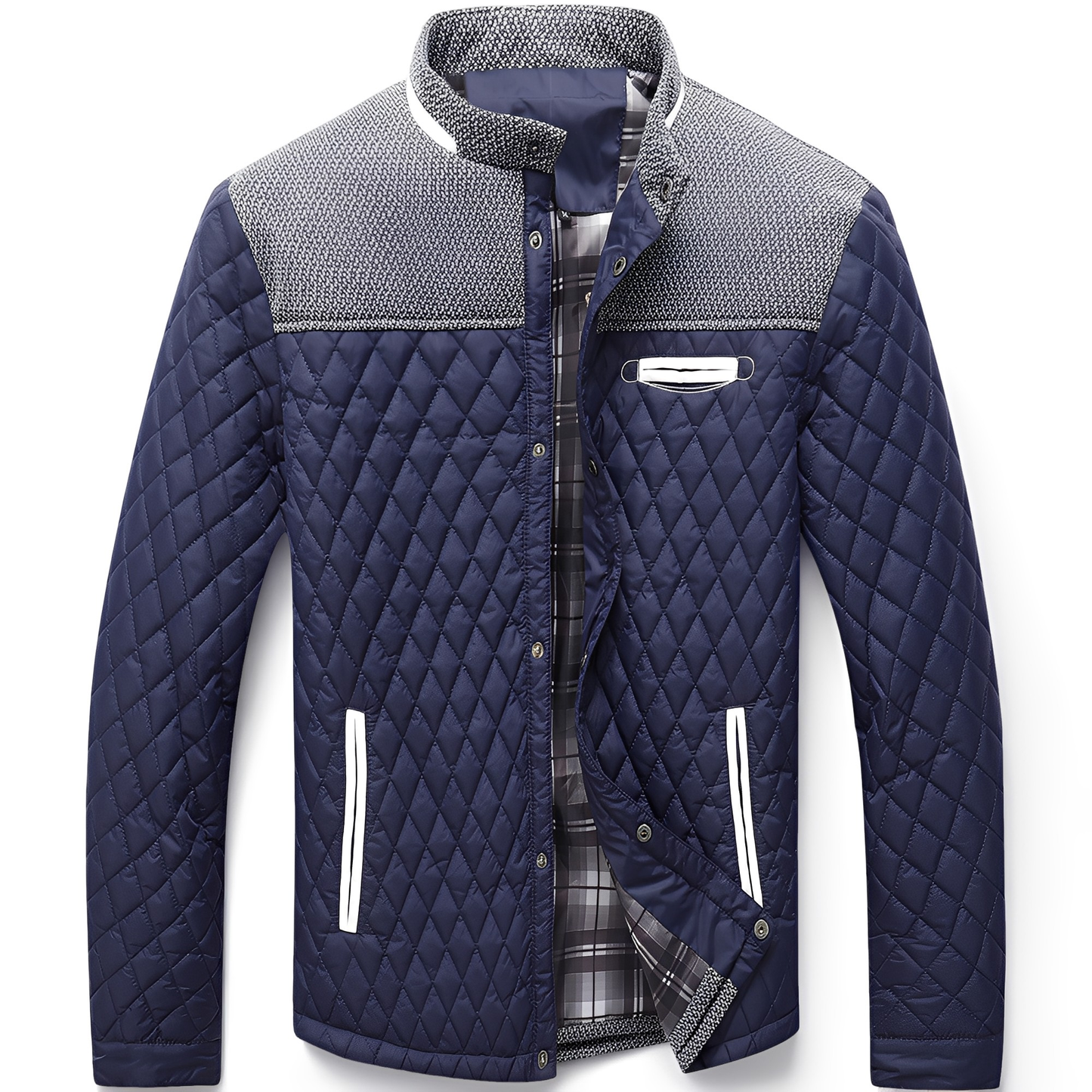 Alvin - Giacca imbottita e trapuntata casual per uomo