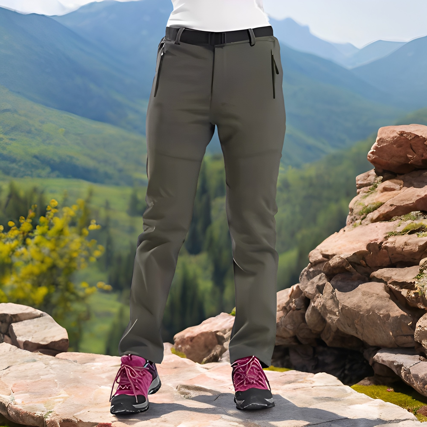 Rosanna - Elegante e spesso pantalone outdoor da donna