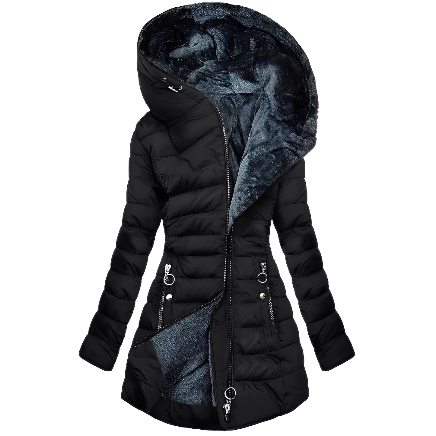 Helena - Cappotto caldo con cappuccio per donne