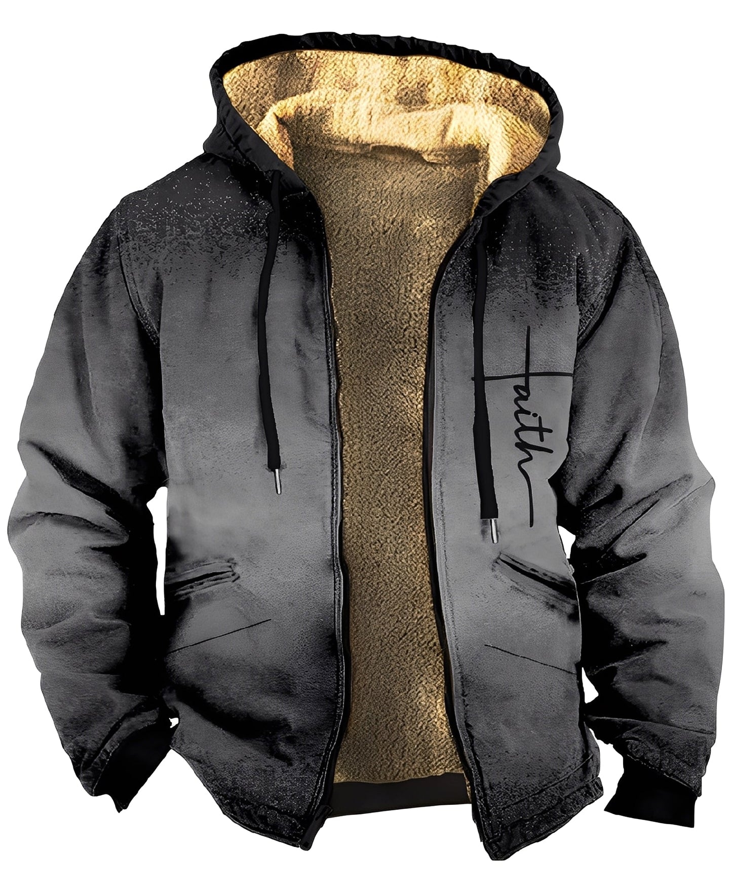 Mervin - Giacca a colori in velluto con cappuccio per uomo