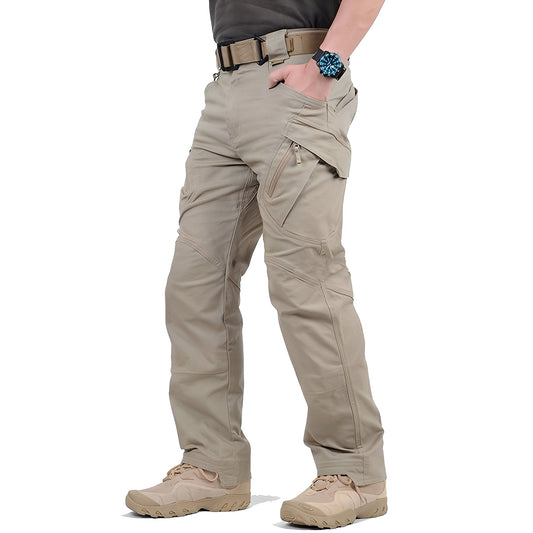 Roshan - Pantaloni cargo casual per uomo