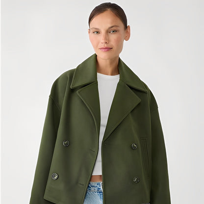 Abegail - Giacca corta casual e ampia da donna