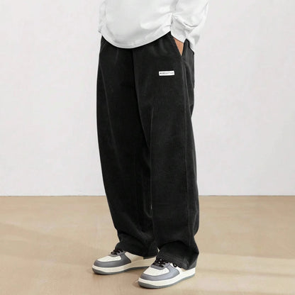 Kenrick - Pantaloni uomo a coste dritte