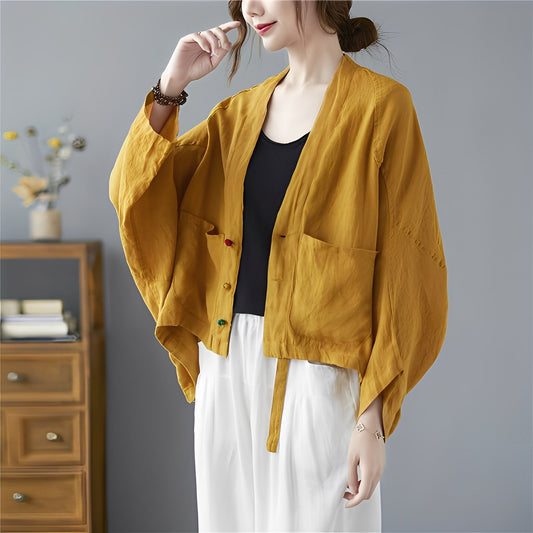 Shelia - Cardigan corto con tasche