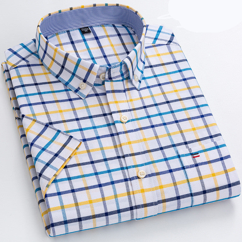 Desmond - Camicia leggera e informale con tasca sul petto per uomo