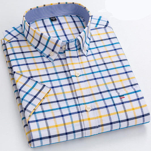 Desmond - Camicia leggera e informale con tasca sul petto per uomo