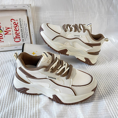 Sophie - Scarpe da ginnastica eleganti con suola spessa per donne