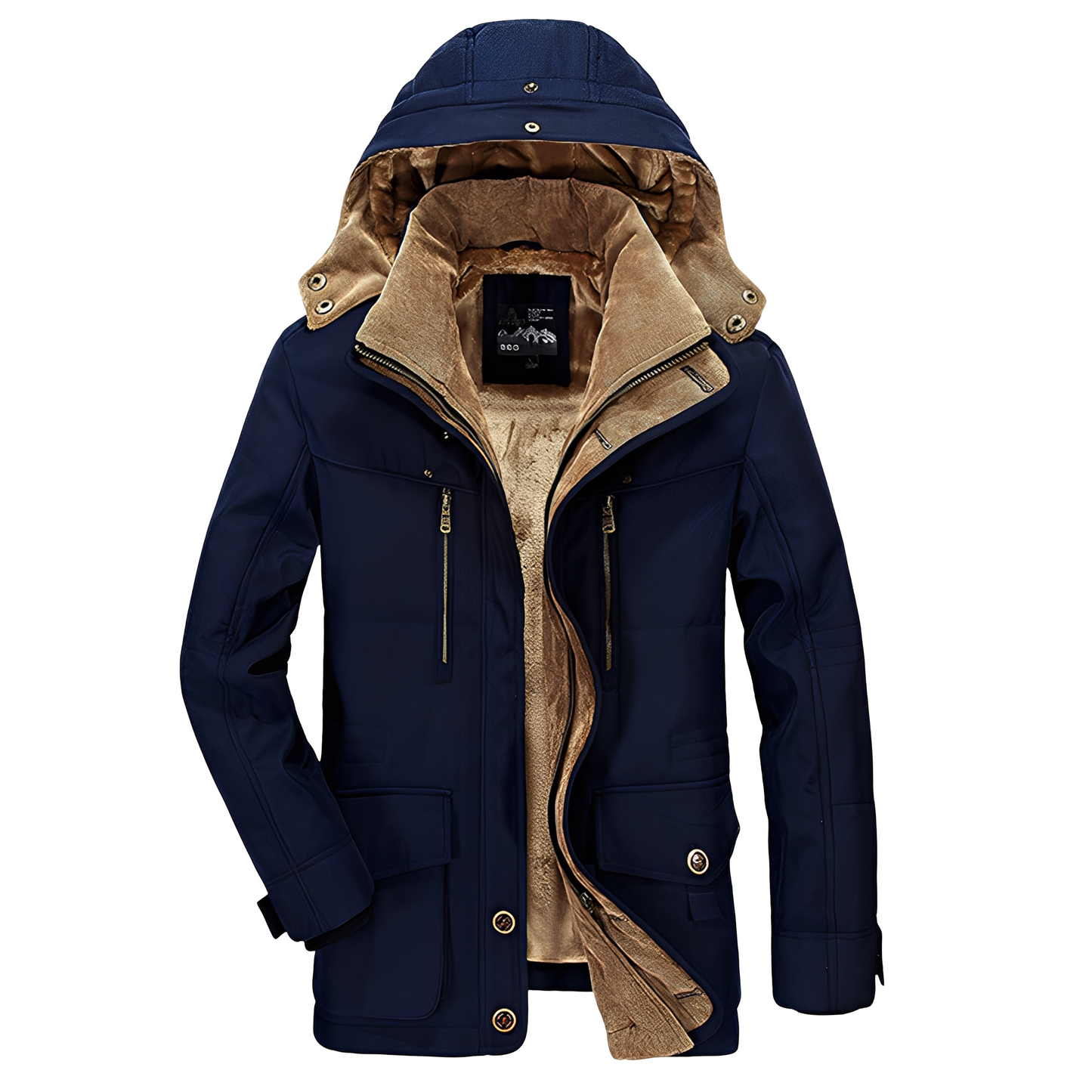 Tyrone - Giacca uomo calda e spessa con cappuccio