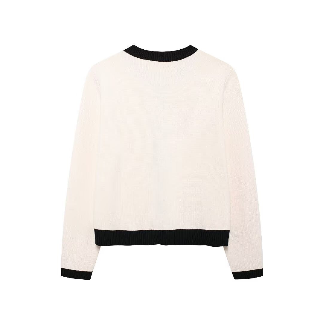 Vera - Cardigan Slim-Fit Chic Dorato