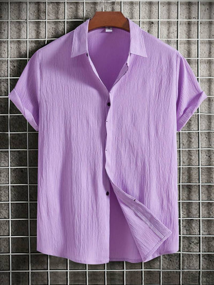 Joshua - Camicia a Maniche Corte Elegante e Senza Sforzo