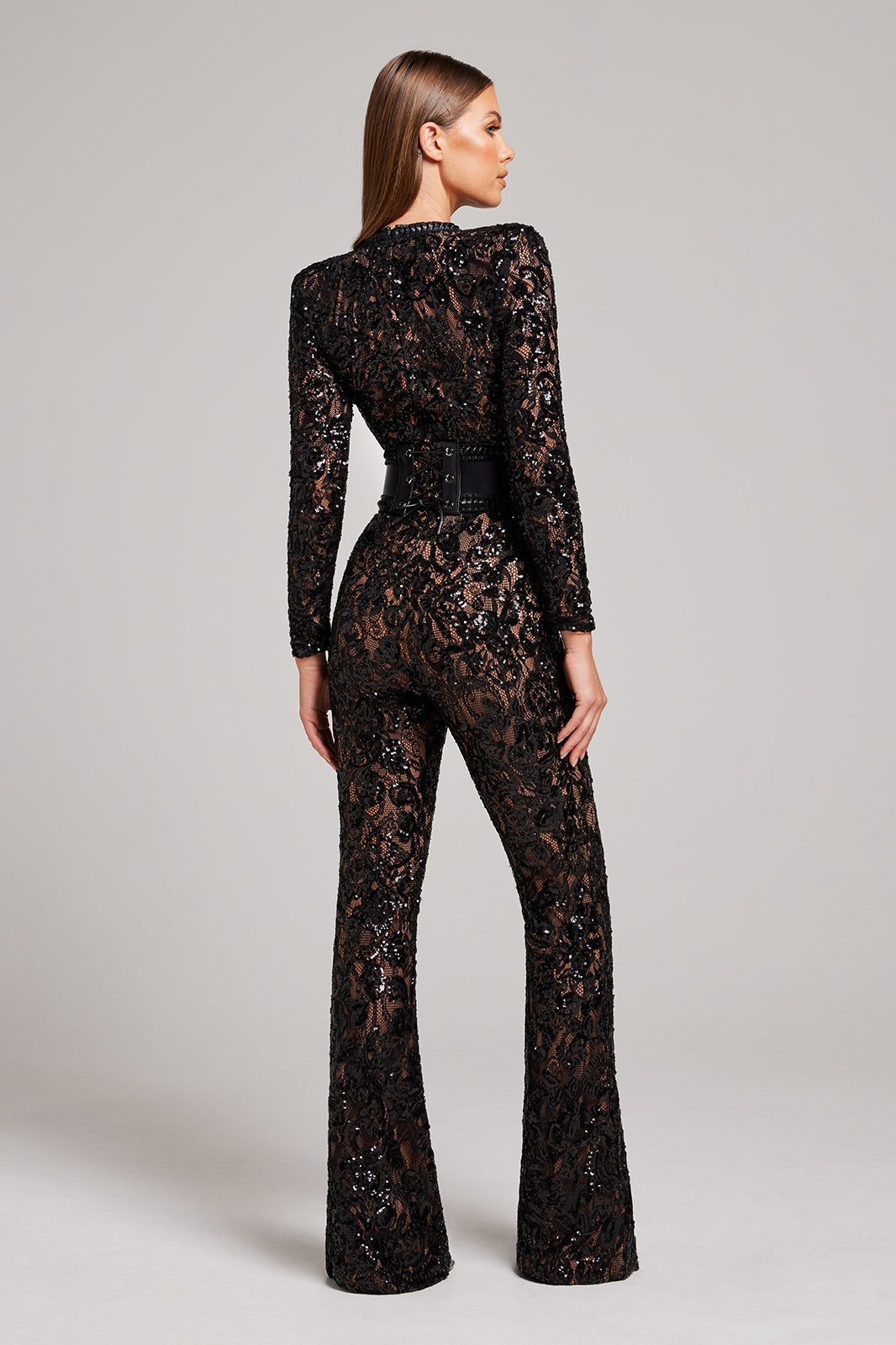 Sofia – Tuta in Pizzo Paillettes