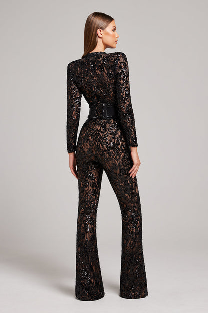 Sofia – Tuta in Pizzo Paillettes