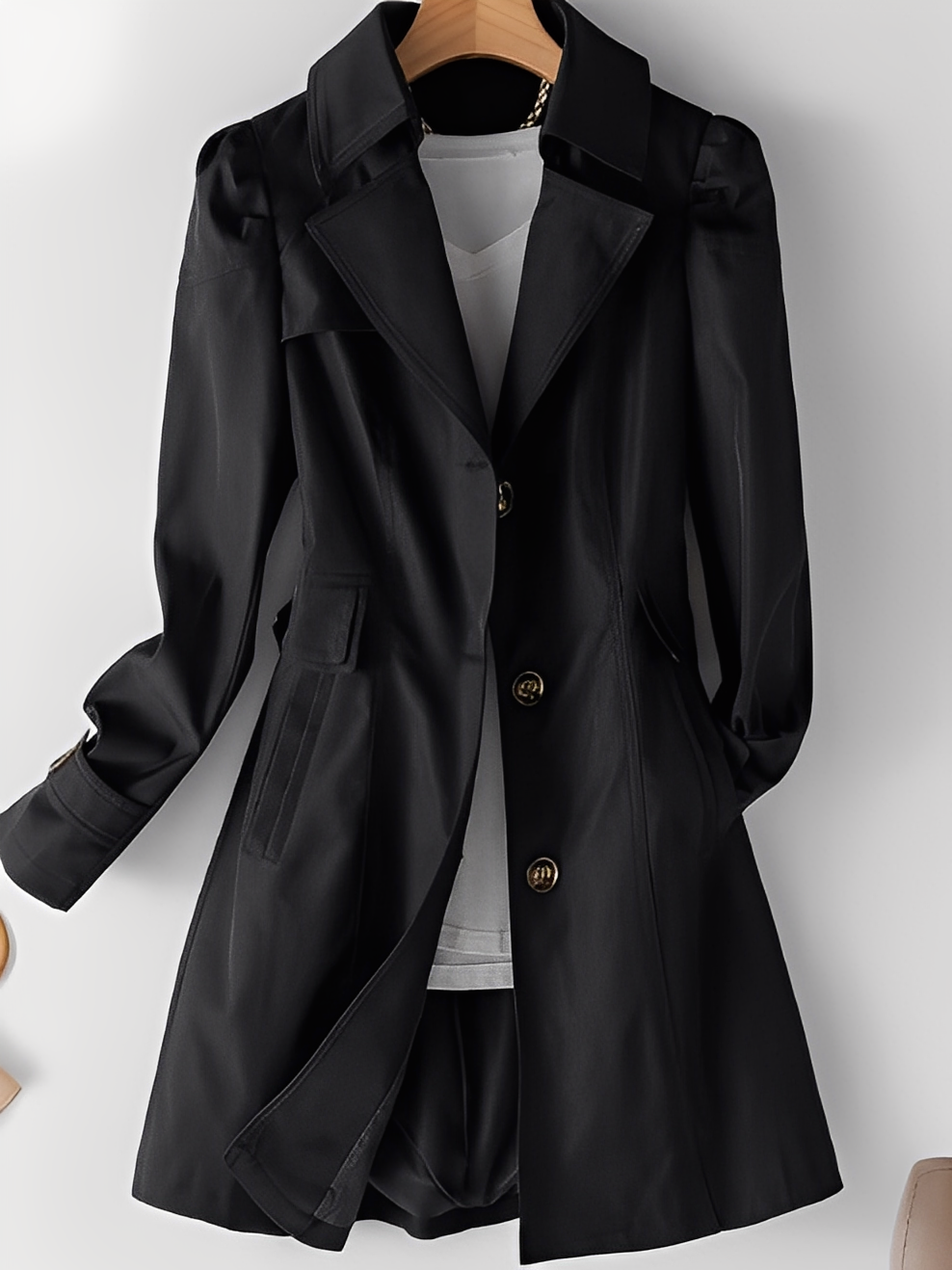 Hillary - Cappotto semplice in cashmere per donne
