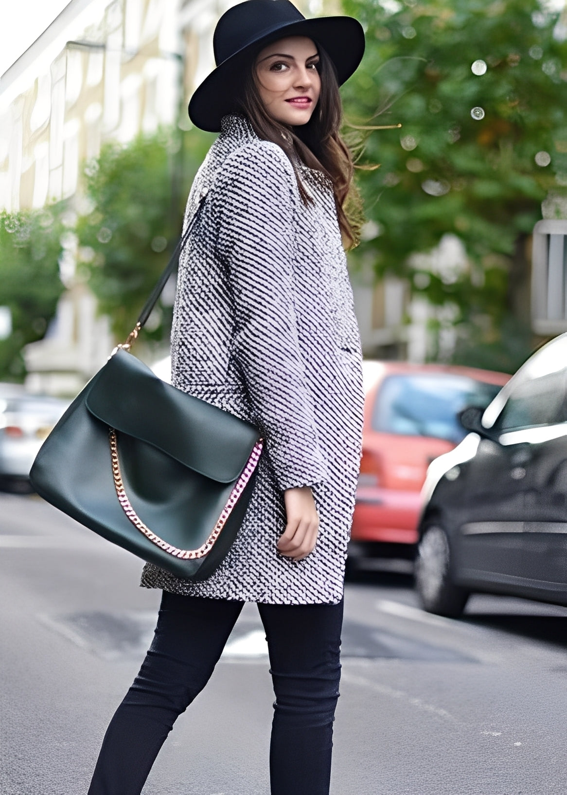 Pamelia - Cappotto lungo moderno da donna