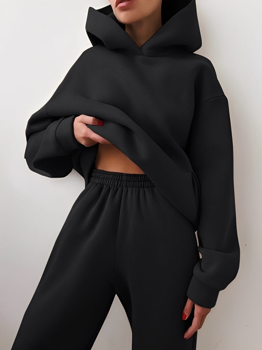 Jasmine - Completo da jogging comodo con cappuccio per donne