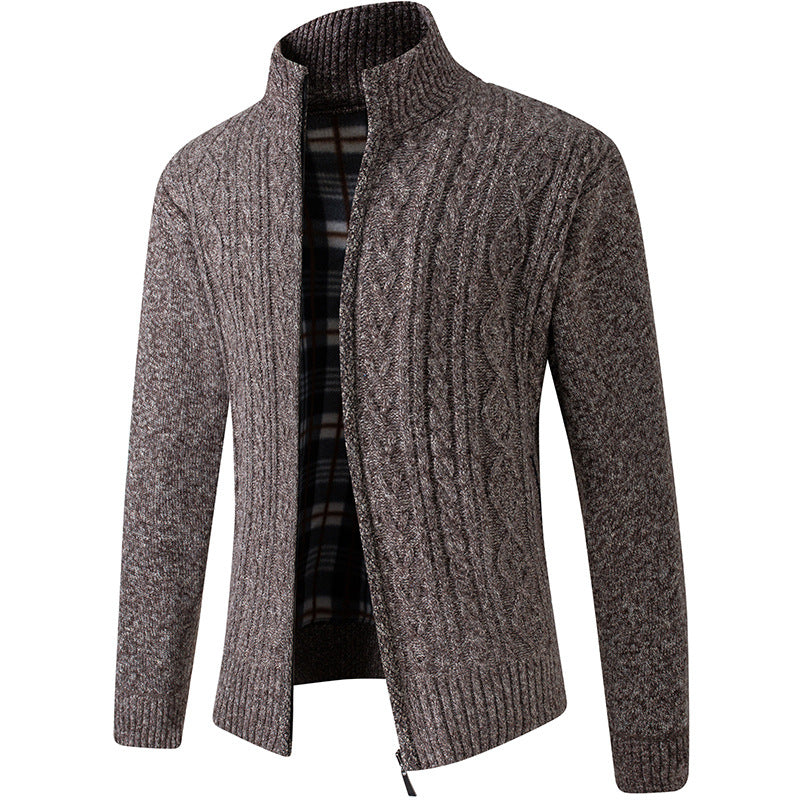 Jeffery - Cardigan da Uomo in Velluto Elegante