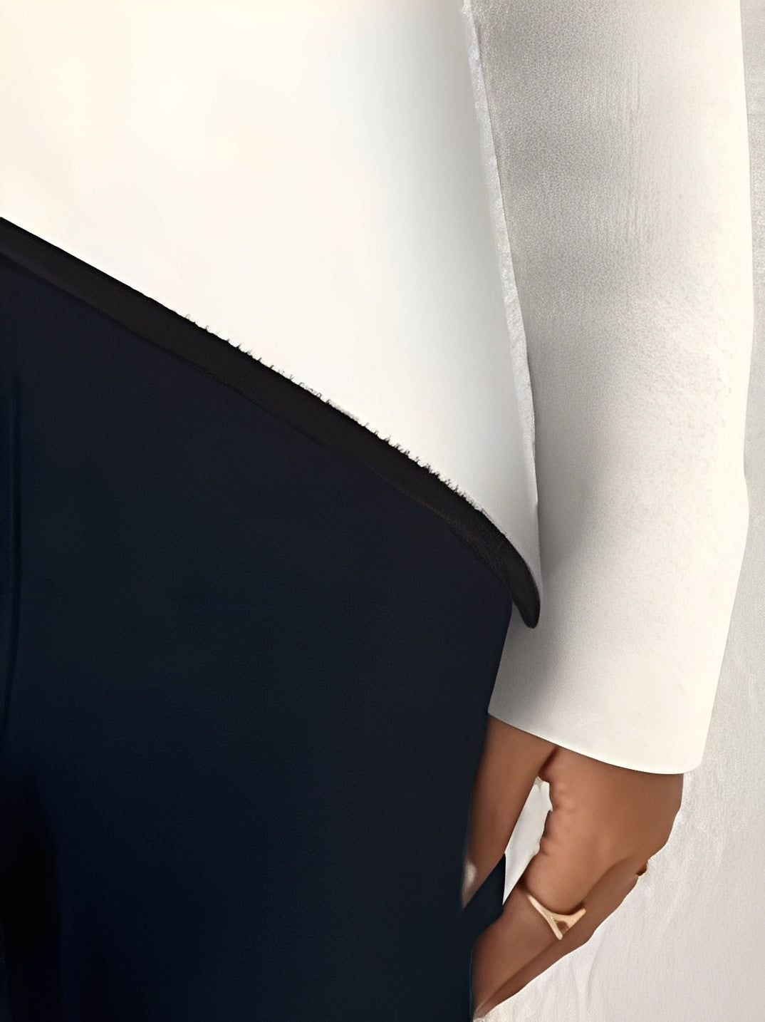 Ashlea - Maglione elegante con ricamo a punto croce per donne