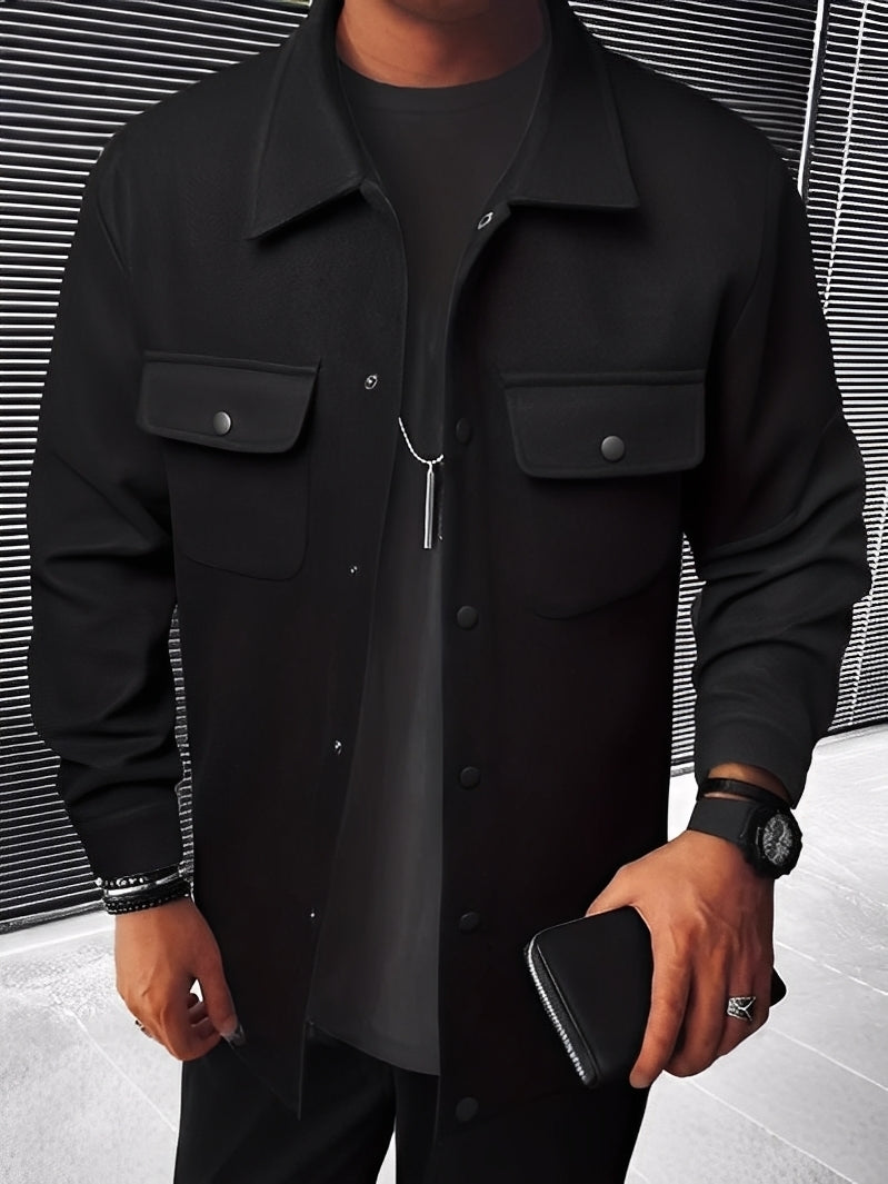 Clinton - Giacca moderna con revers e tasche da uomo