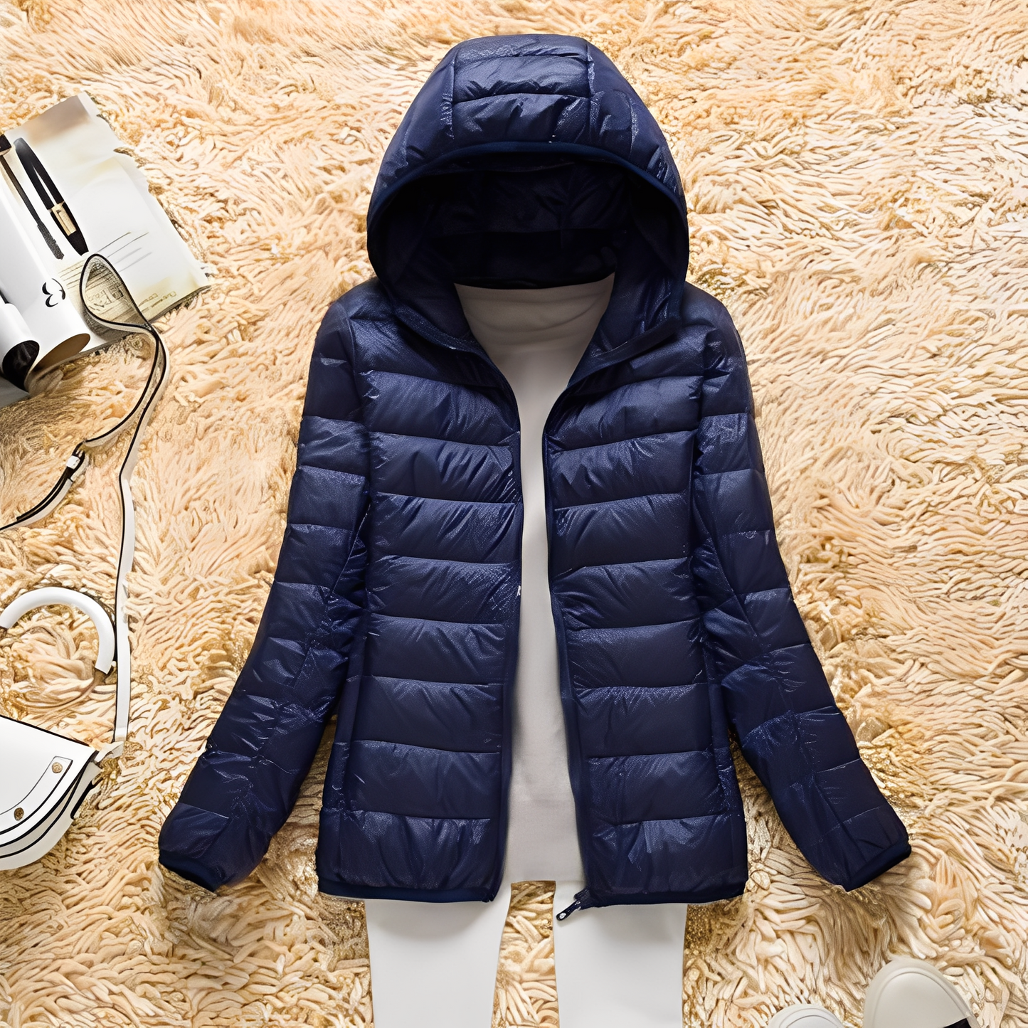 Lyndsay - Giacca casual e leggera in piuma per donna