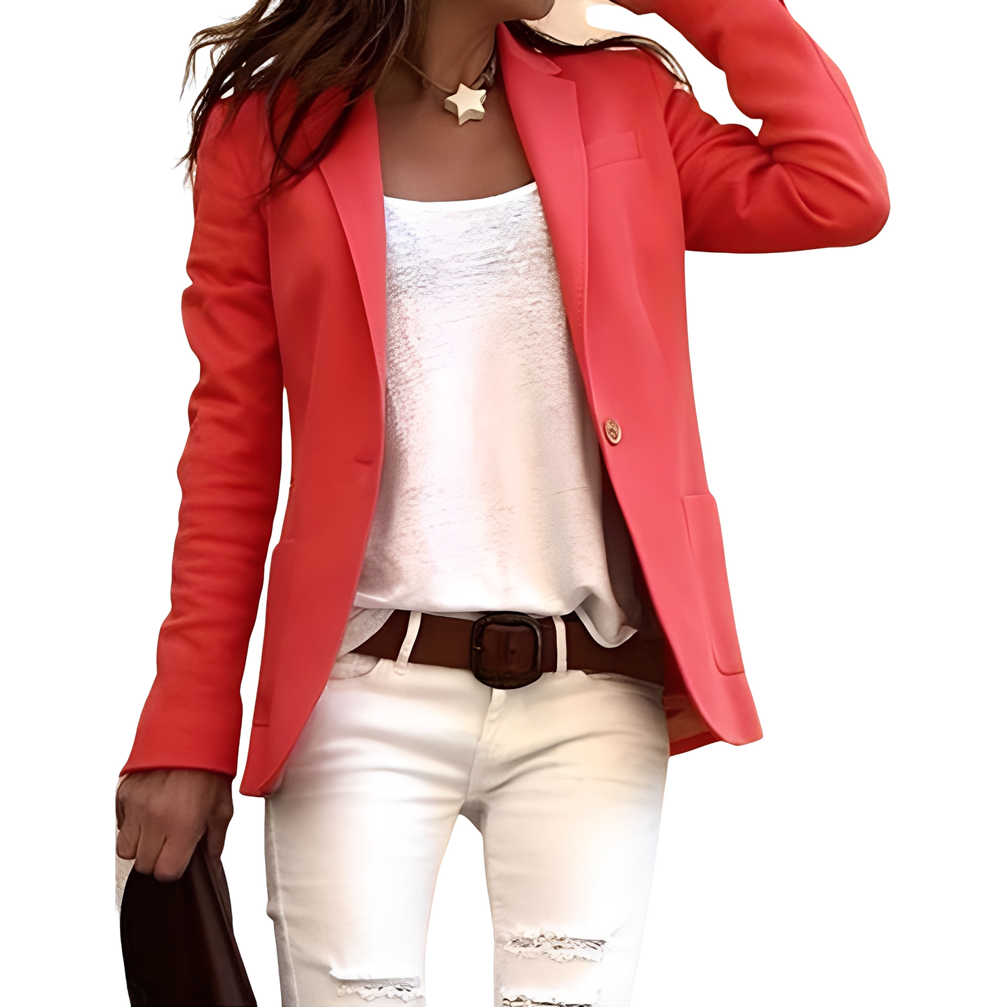 Heather - Giacca casual con risvolti per donne