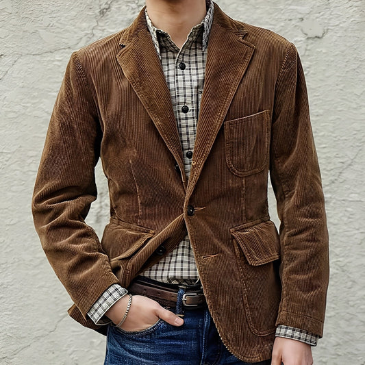 Dalton - Giacca casual in lana con tasche per uomini