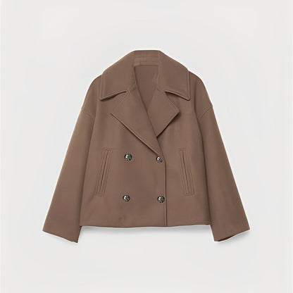 Abegail - Giacca corta casual e ampia da donna