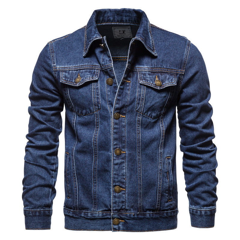 Jameson - Giacca trucker classica in denim per uomo