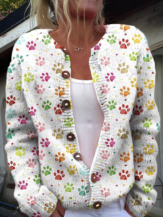 Kandace - Elegante Cardigan a Fiori per Donne