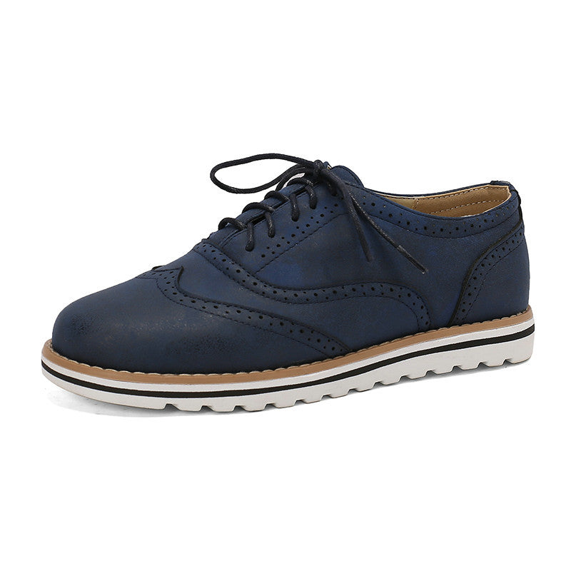 Gemma - Scarpe Derby casual in pelle scamosciata per donne
