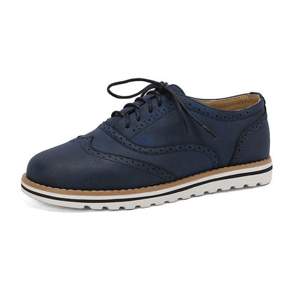 Gemma - Scarpe Derby casual in pelle scamosciata per donne