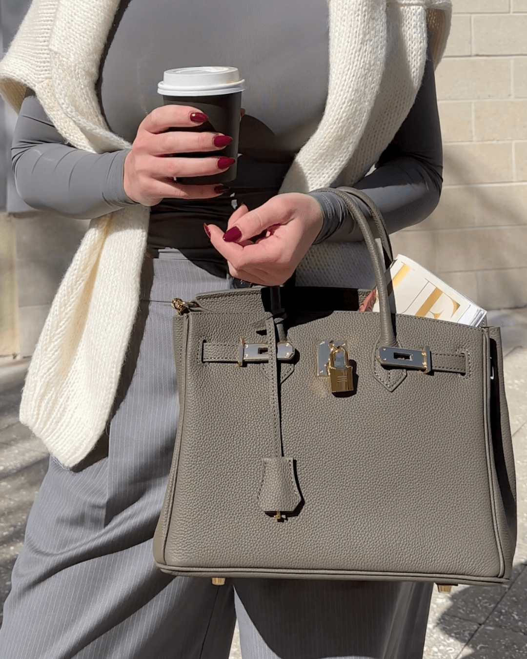 Grande borsa in pelle da donna - Lusso incontra funzionalità