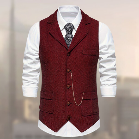 Lincoln – Gilet Chevron Retro Moderno