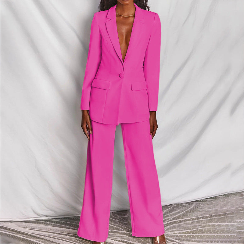 Celeste – Elegante Blazer e Set di Pantaloni