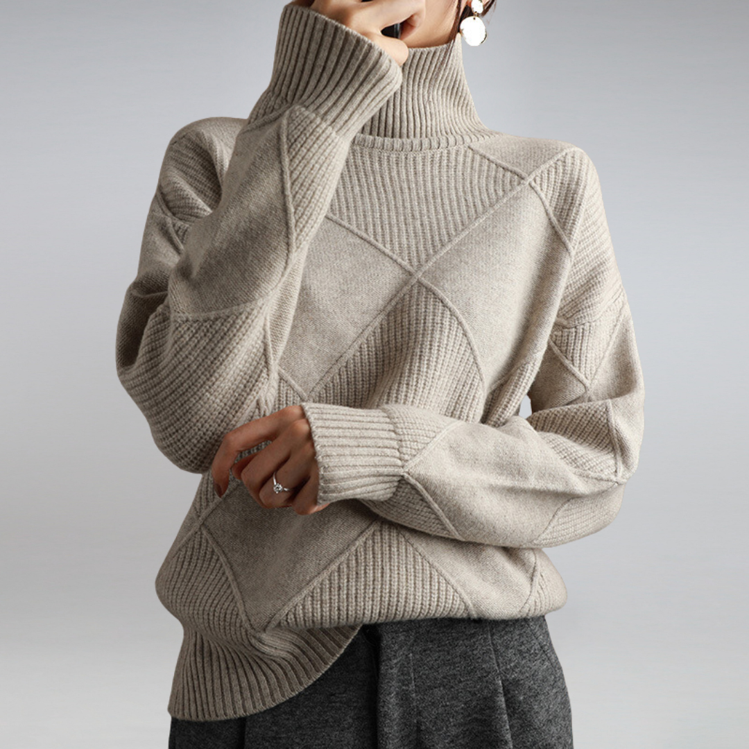 Camille – Maglione dolcevita in cashmere per donne
