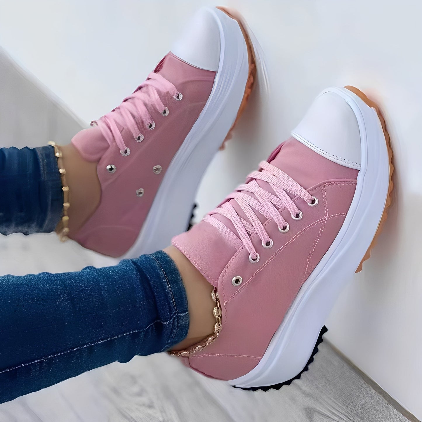 Mellony - Scarpe da donna con suole alte